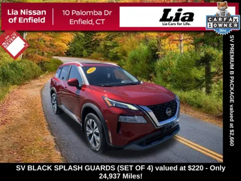 Red 2023 Nissan Rogue SV for sale in Enfield, CT