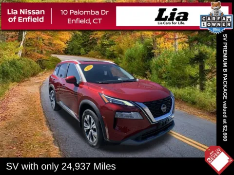 Red 2023 Nissan Rogue SV for sale in Enfield, CT