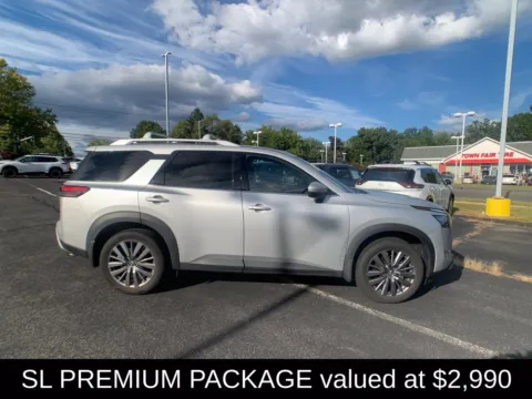 Photos of 2025 Nissan Pathfinder SL for sale in Enfield, CT at Lia Nissan of Enfield