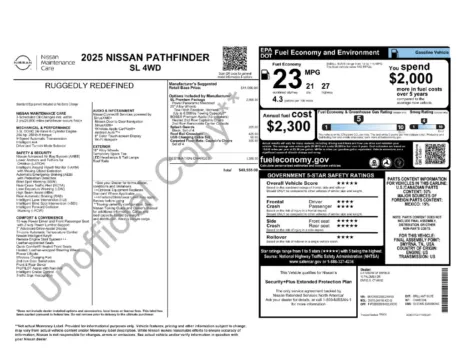 More photos of 2025 Nissan Pathfinder SL at Lia Nissan of Enfield, CT