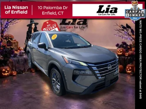 Gray 2024 Nissan Rogue S for sale in Enfield, CT