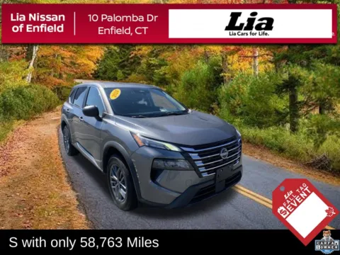 Gray 2024 Nissan Rogue S for sale in Enfield, CT