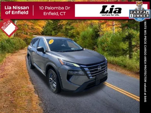 Gray 2024 Nissan Rogue S for sale in Enfield, CT