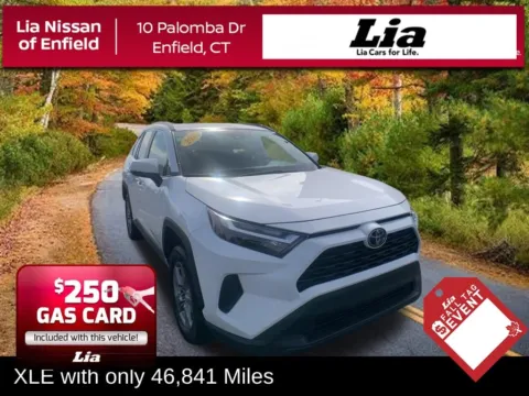 White 2025 Toyota RAV4 XLE for sale in Enfield, CT