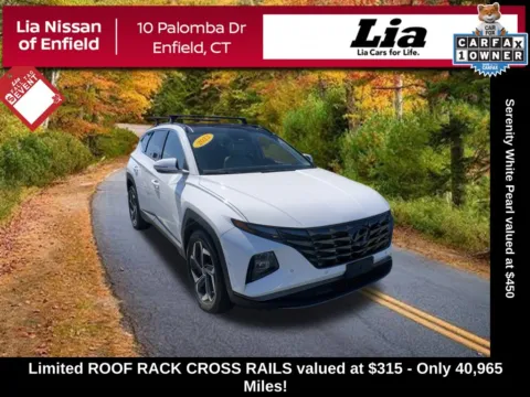 White 2023 Hyundai Tucson Limited for sale in Enfield, CT