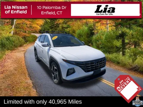 White 2023 Hyundai Tucson Limited for sale in Enfield, CT