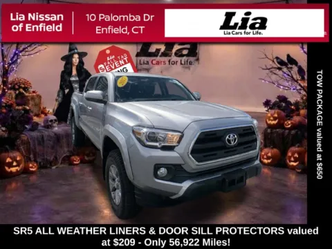 Silver 2017 Toyota Tacoma SR5 for sale in Enfield, CT