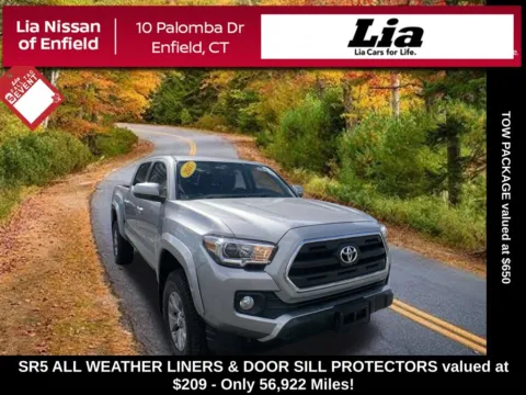 Silver 2017 Toyota Tacoma SR5 for sale in Enfield, CT