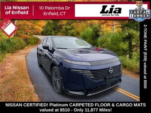 Blue 2025 Nissan Murano Platinum for sale in Enfield, CT