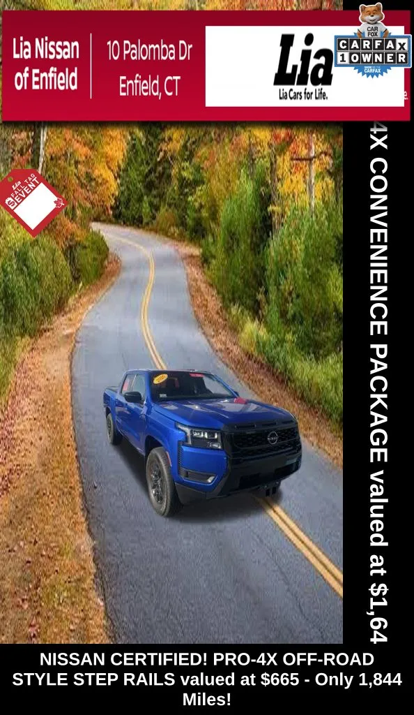 Gray 2026 Nissan Frontier PRO-4X for sale in Enfield, CT