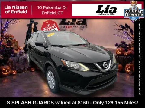 Black 2018 Nissan Rogue Sport S for sale in Enfield, CT