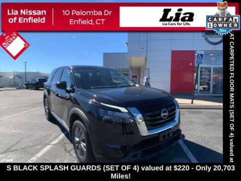Black 2023 Nissan Pathfinder S for sale in Enfield, CT