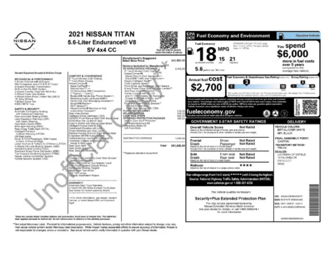 More photos of 2021 Nissan Titan SV at Lia Nissan of Enfield, CT