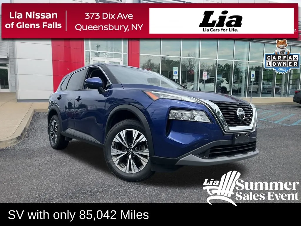 Blue 2021 Nissan Rogue SV for sale in Queensbury, NY