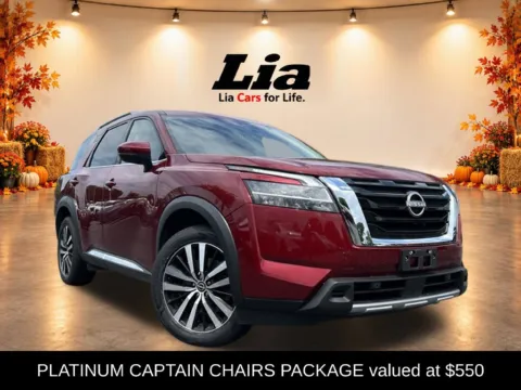 Photos of 2023 Nissan Pathfinder Platinum for sale in Queensbury, NY at Lia Nissan of Glens Falls