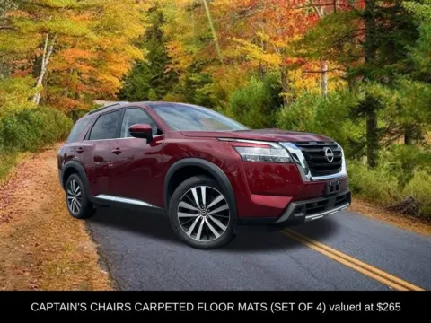 Another view of 2023 Nissan Pathfinder Platinum for sale in Queensbury, NY at Lia Nissan of Glens Falls