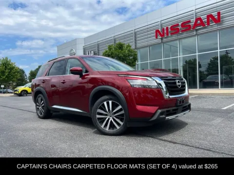 Another view of 2023 Nissan Pathfinder Platinum for sale in Queensbury, NY at Lia Nissan of Glens Falls