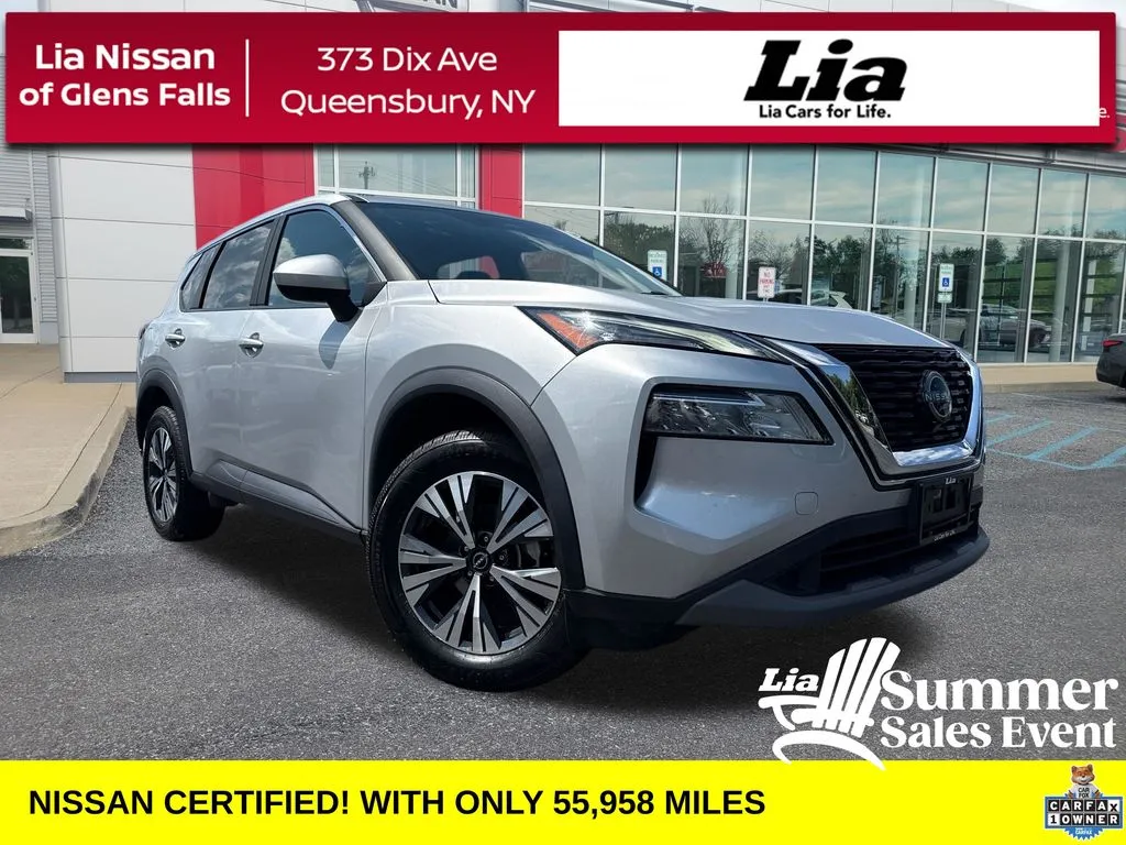 Silver 2023 Nissan Rogue SV for sale in Queensbury, NY