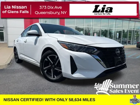 White 2024 Nissan Sentra SV for sale in Queensbury, NY