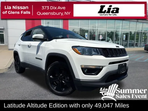 White 2021 Jeep Compass Latitude for sale in Queensbury, NY