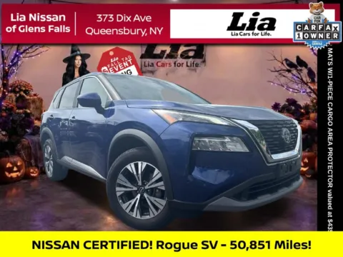 Blue 2023 Nissan Rogue SV for sale in Queensbury, NY