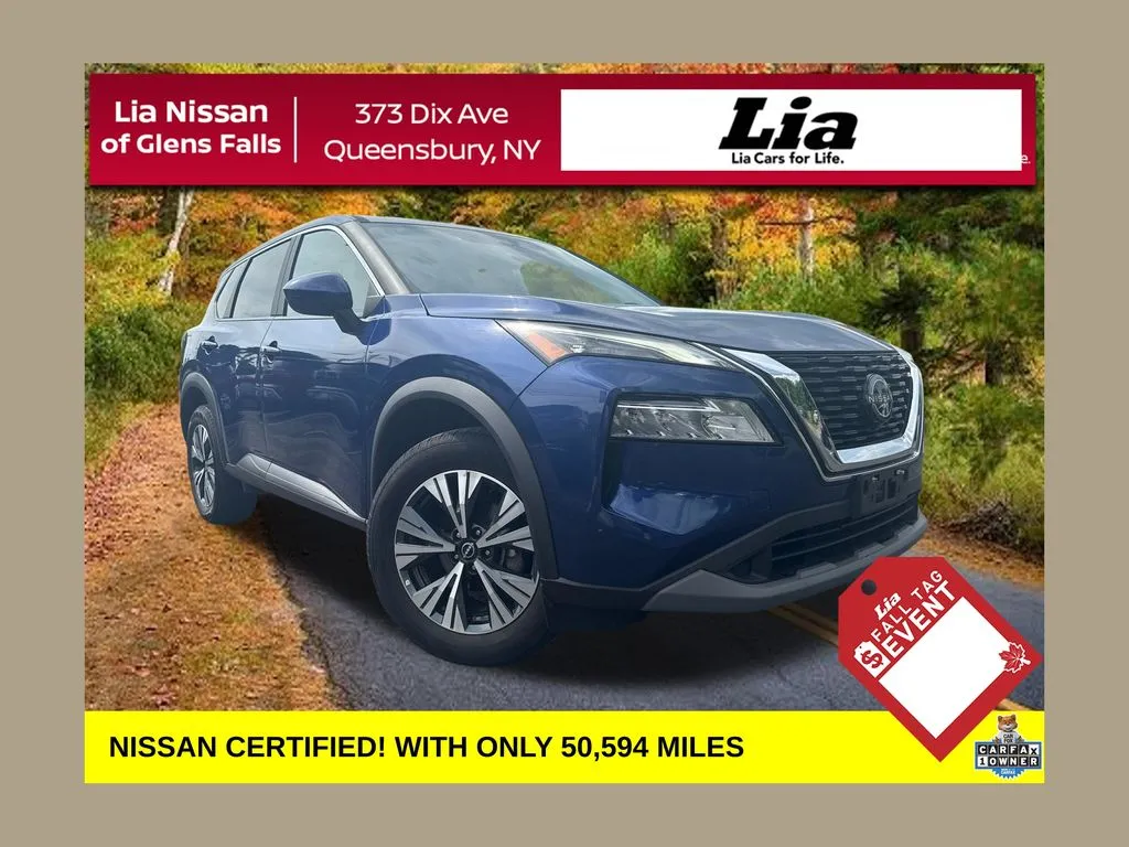 Blue 2023 Nissan Rogue SV for sale in Queensbury, NY