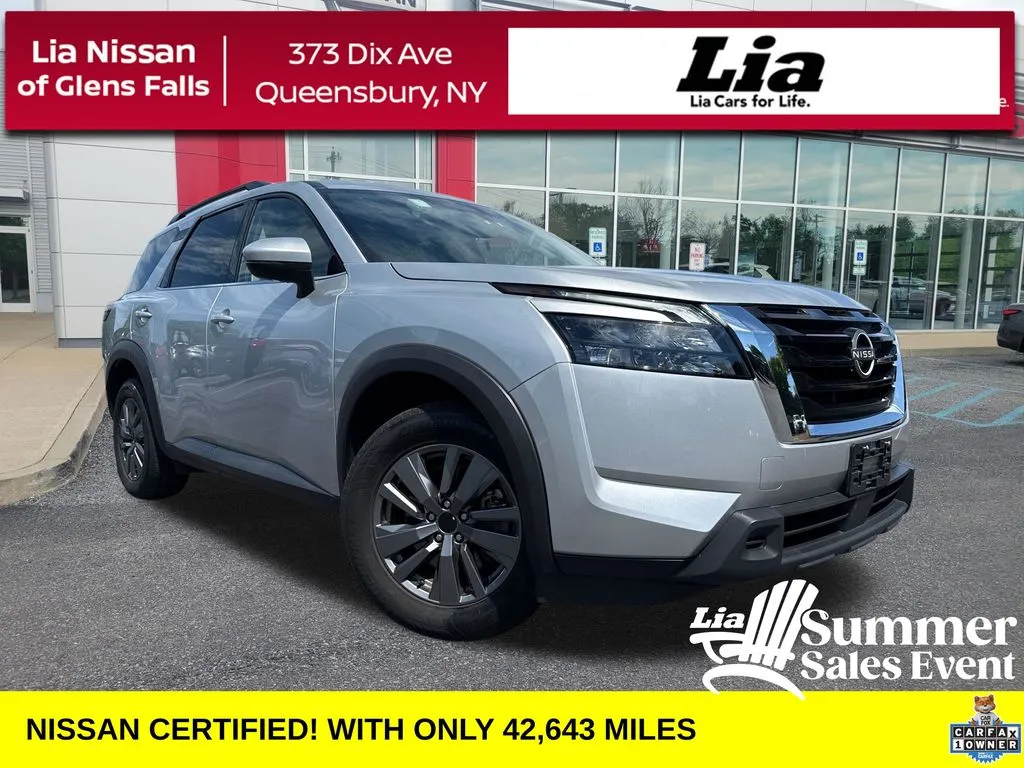 Silver 2024 Nissan Pathfinder SV for sale in Queensbury, NY