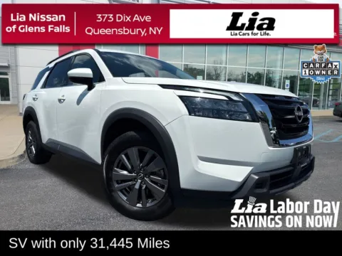 White 2025 Nissan Pathfinder SV for sale in Queensbury, NY
