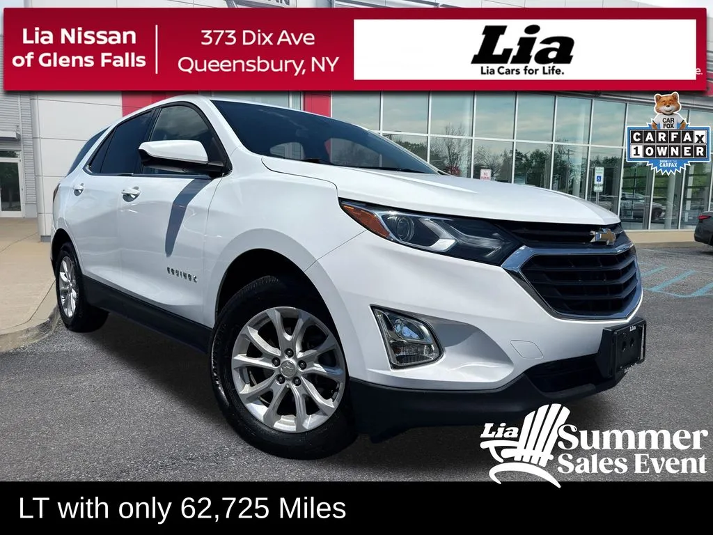 White 2020 Chevrolet Equinox LT for sale in Queensbury, NY