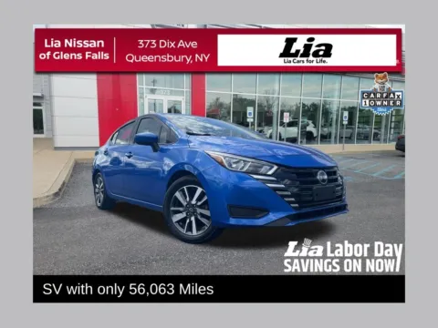 Blue 2023 Nissan Versa 1.6 SV for sale in Queensbury, NY