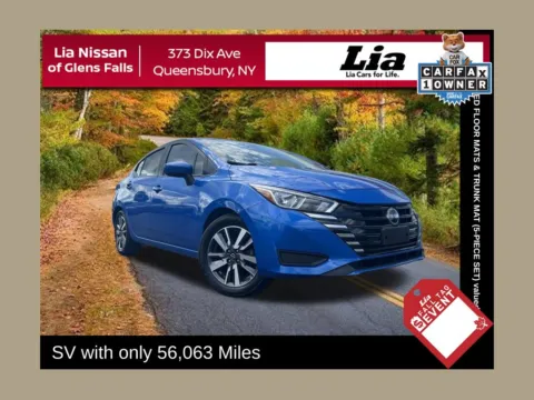 Blue 2023 Nissan Versa 1.6 SV for sale in Queensbury, NY