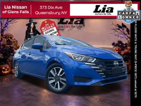 Blue 2023 Nissan Versa 1.6 SV for sale in Queensbury, NY