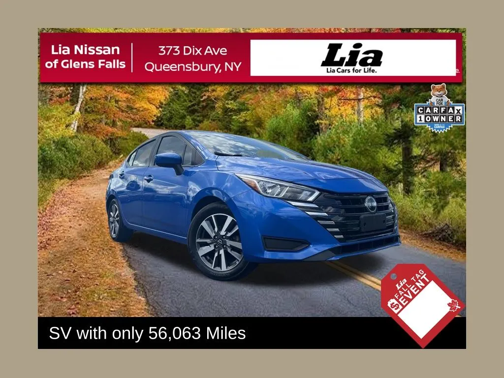 Blue 2023 Nissan Versa 1.6 SV for sale in Queensbury, NY