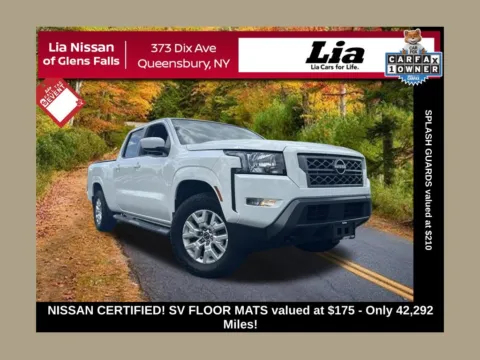 White 2022 Nissan Frontier SV for sale in Queensbury, NY