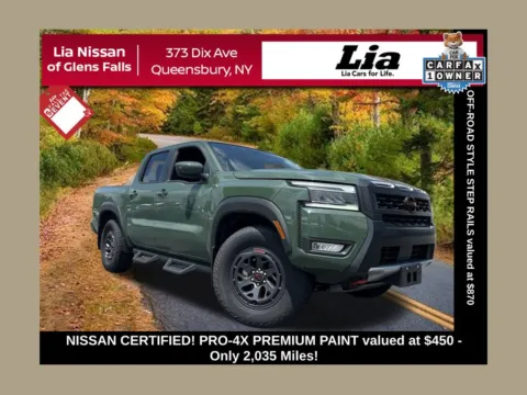 Gray 2025 Nissan Frontier PRO-4X for sale in Queensbury, NY