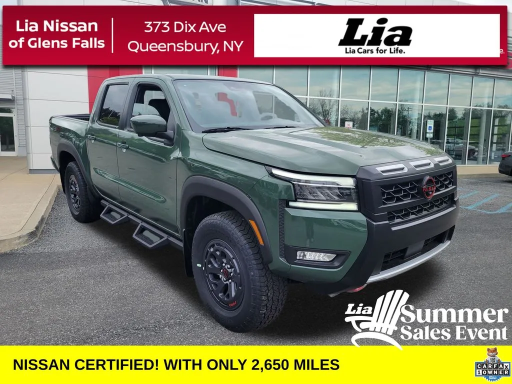 Green 2025 Nissan Frontier PRO-4X for sale in Queensbury, NY