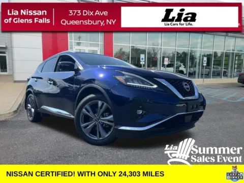 Blue 2024 Nissan Murano Platinum for sale in Queensbury, NY