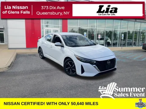 White 2024 Nissan Sentra SV for sale in Queensbury, NY