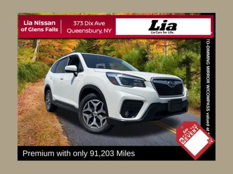 White 2021 Subaru Forester Premium for sale in Queensbury, NY