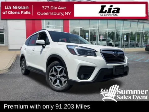 White 2021 Subaru Forester Premium for sale in Queensbury, NY