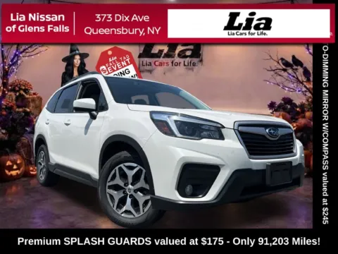 White 2021 Subaru Forester Premium for sale in Queensbury, NY