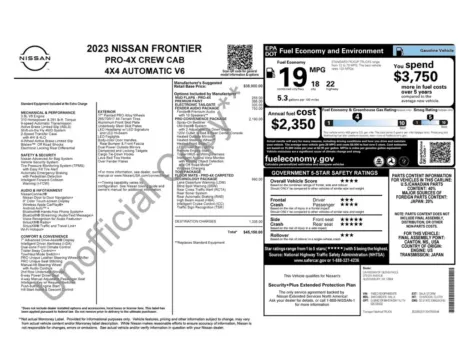 More photos of 2023 Nissan Frontier PRO-4X at Lia Nissan of Glens Falls, NY