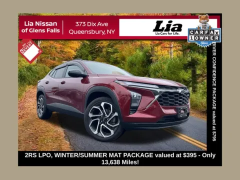 Red 2025 Chevrolet Trax 2RS for sale in Queensbury, NY