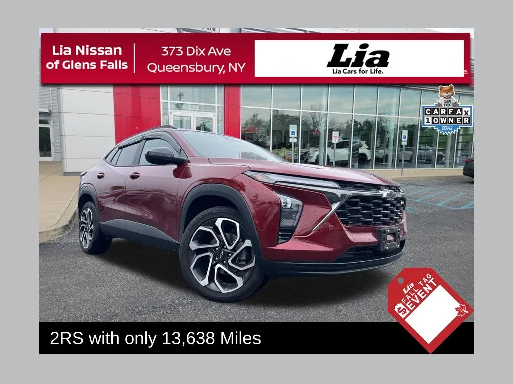 Red 2025 Chevrolet Trax 2RS for sale in Queensbury, NY