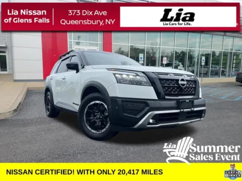 White 2024 Nissan Pathfinder Rock Creek for sale in Queensbury, NY