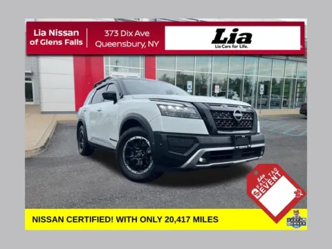 White 2024 Nissan Pathfinder Rock Creek for sale in Queensbury, NY