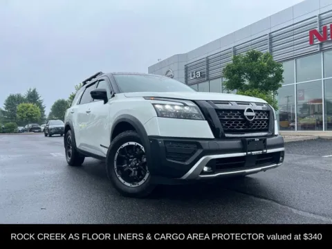 Photos of 2024 Nissan Pathfinder Rock Creek for sale in Queensbury, NY at Lia Nissan of Glens Falls