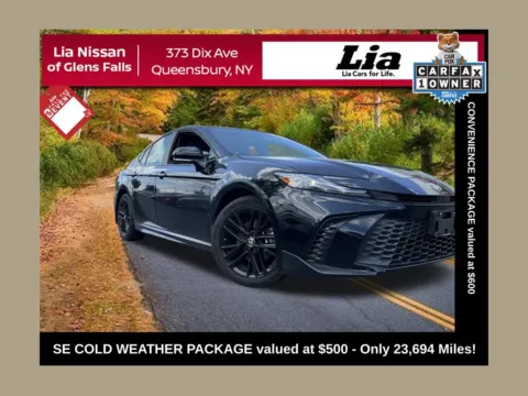 Black 2025 Toyota Camry SE for sale in Queensbury, NY
