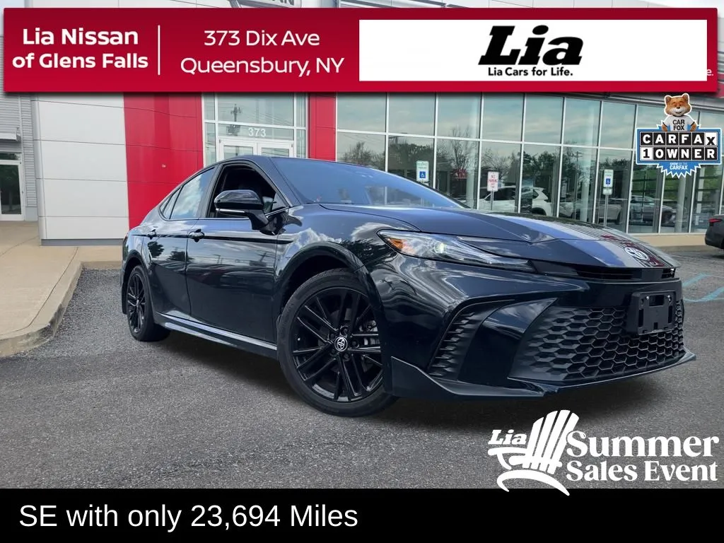Black 2025 Toyota Camry SE for sale in Queensbury, NY