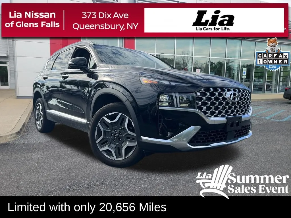 Black 2023 Hyundai Santa Fe Limited for sale in Queensbury, NY
